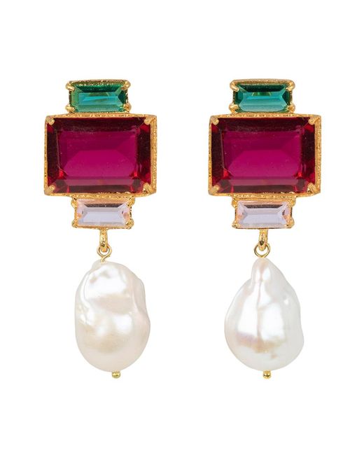 Christie Nicolaides Pink Bambina Earrings Hot