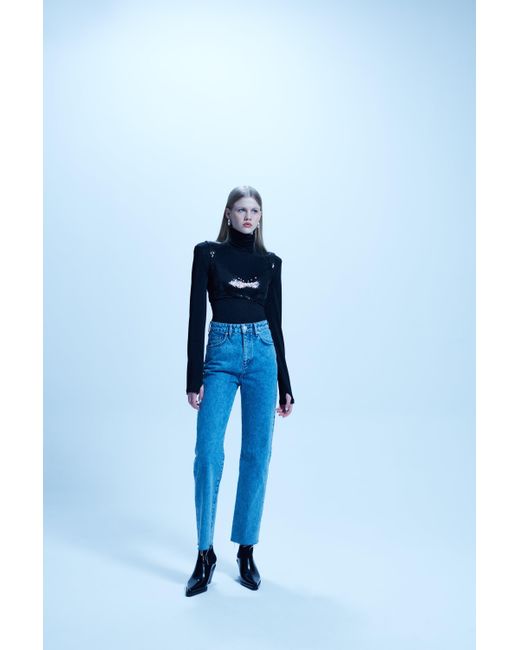 Ila Blue Stella -Jeans With Star Accessories