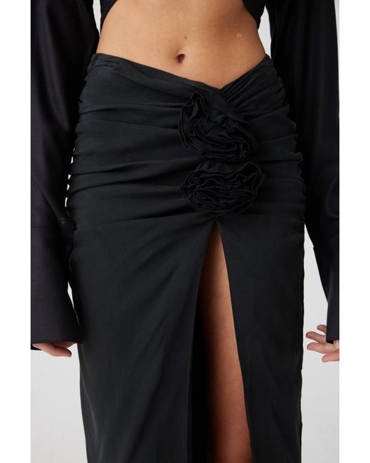 ATOIR Black Petal Skirt