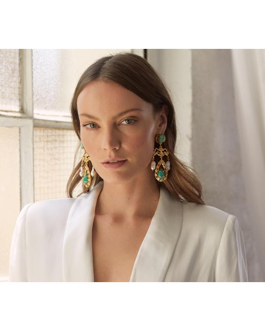 Christie Nicolaides Metallic Liliana Earrings