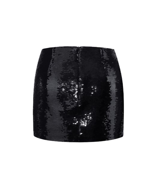 Nue Black Jemma Sequin Skirt