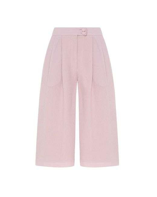 Malva Florea Pink Bermuda Shorts