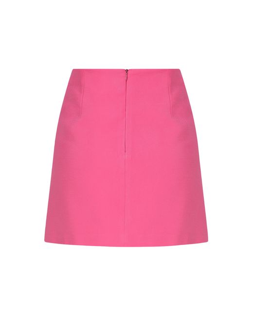 NAZLI CEREN Pink Vance Mini Skirt