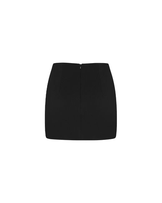 Ila Black Pearl- Mini Skirt With Mirror Details