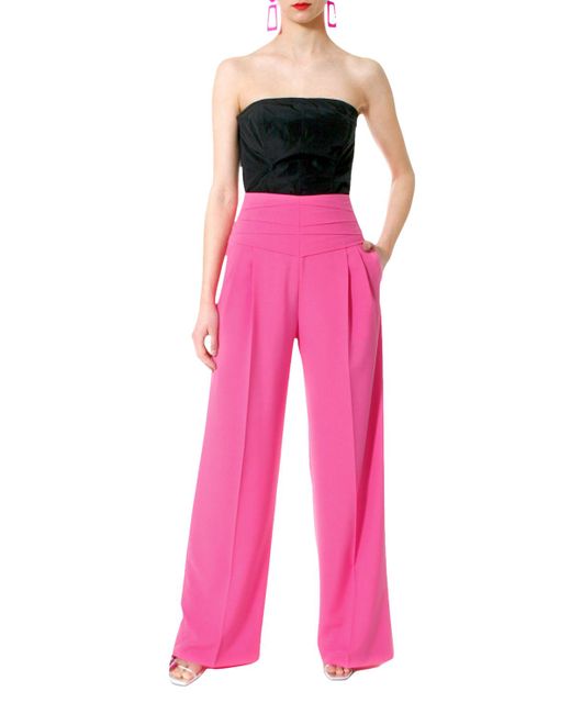 AGGI Pink Trousers Sofia Carnation