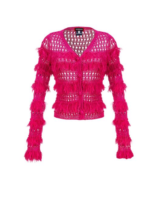 Andreeva Pink Handmade Knit Sweater