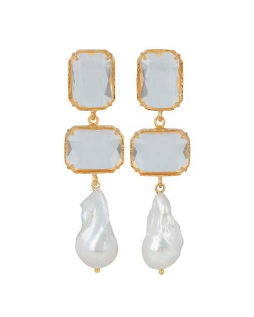 Christie Nicolaides Multicolor Daphne Earrings Clear