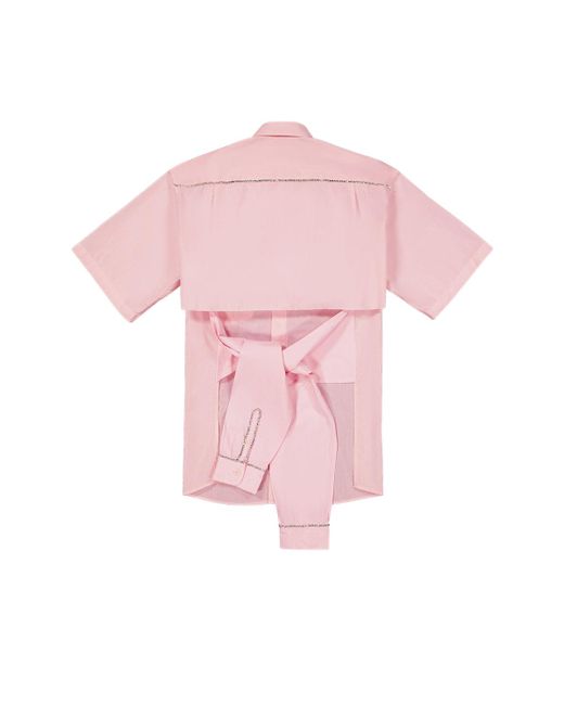 OMELIA Pink Redesigned Shirt 40 P