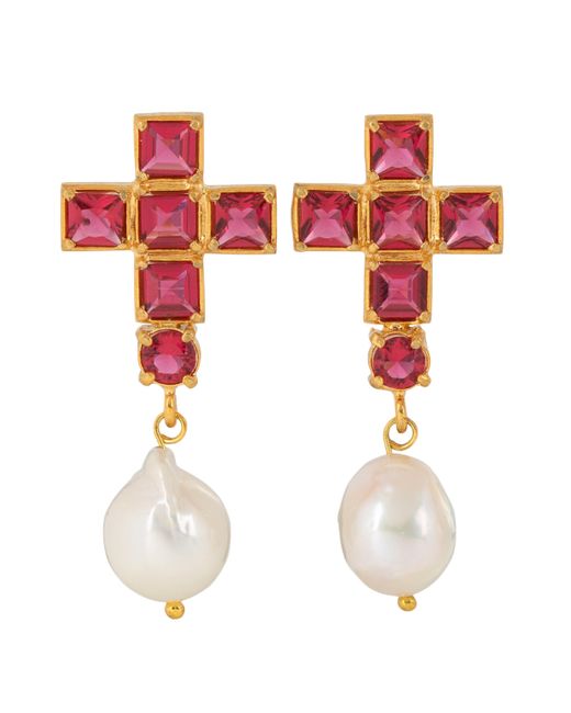 Christie Nicolaides Red Emme Earrings Hot