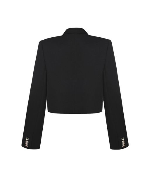 KEBURIA Black Single-Breasted Jacket
