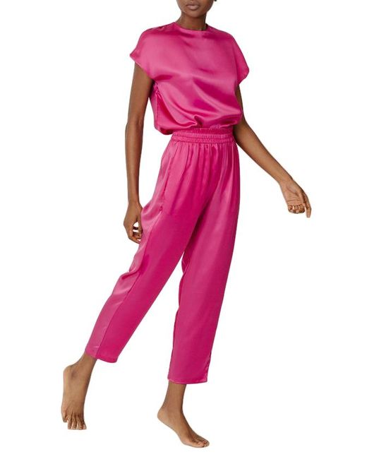 HERTH Pink Roy Hot: Gots Organic Silk Pants