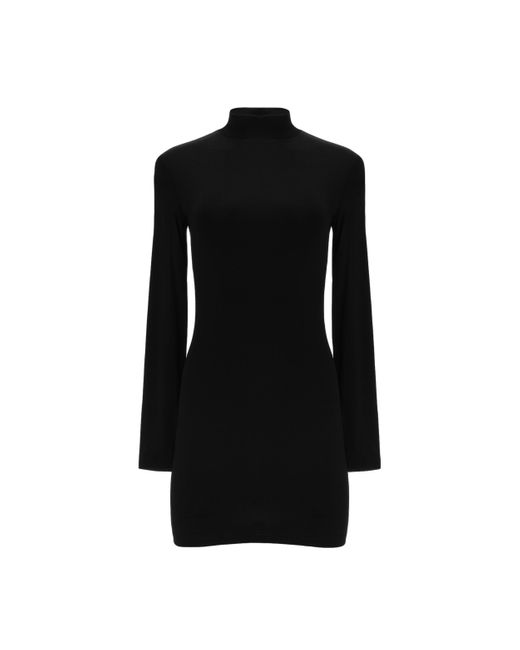 Lita Couture Black Open-Back Mini Dress