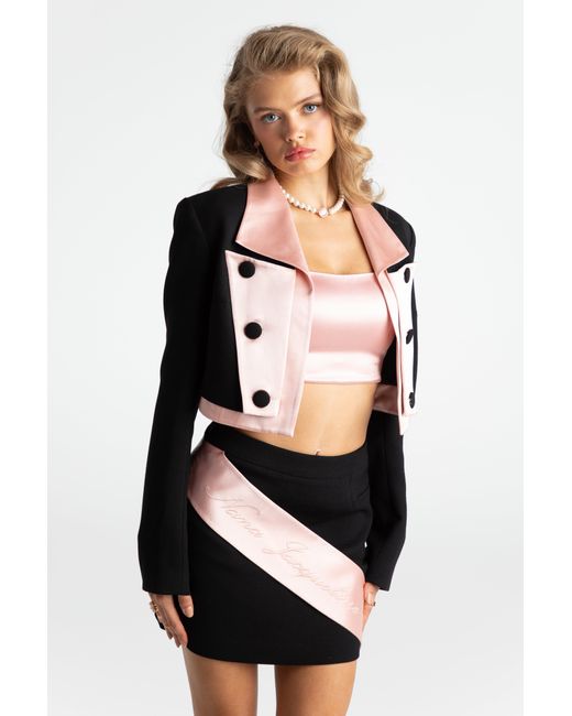 Nana Jacqueline Black Ella Skirt Suit Set