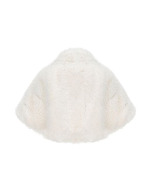 Nana Jacqueline White Sophia Fur Coat ()