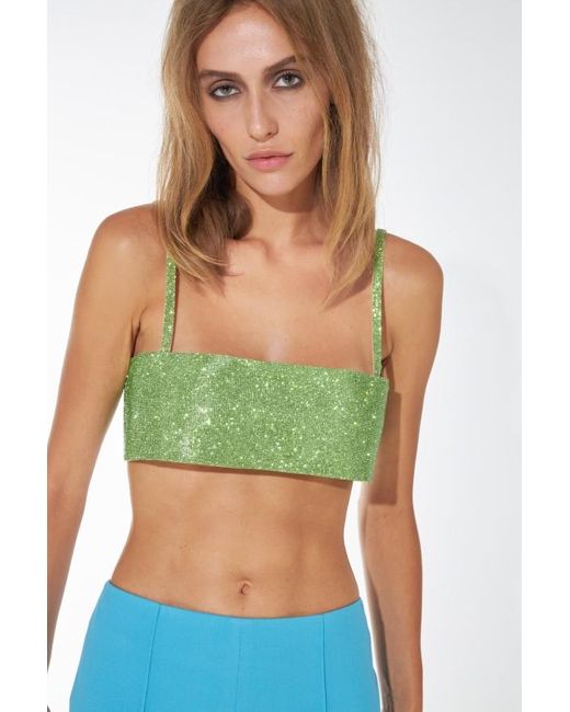 Nue Green Charlotte Top