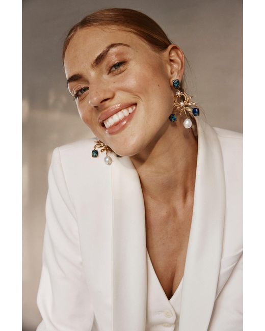 Christie Nicolaides Metallic Celeste Earrings