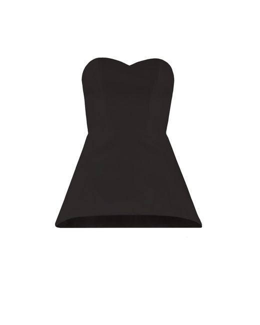 Vestiaire d'un Oiseau Libre Black Corset Mini Dress
