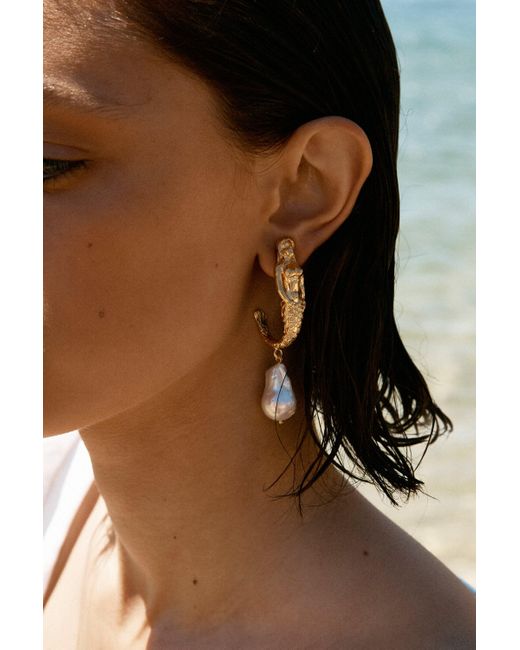 Christie Nicolaides Metallic Sirene Earrings