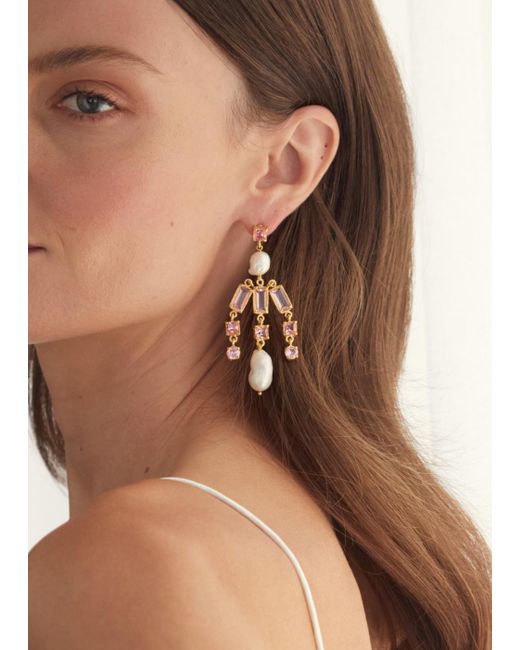 Christie Nicolaides Metallic Sofia Earrings Pale