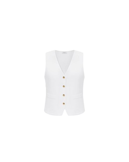 CRUSH Collection White Suit Vest