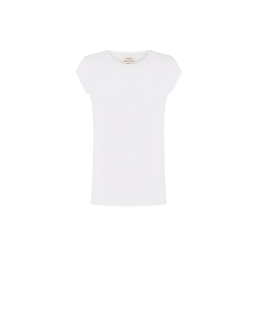 INNNA White Slim Fit T-Shirt