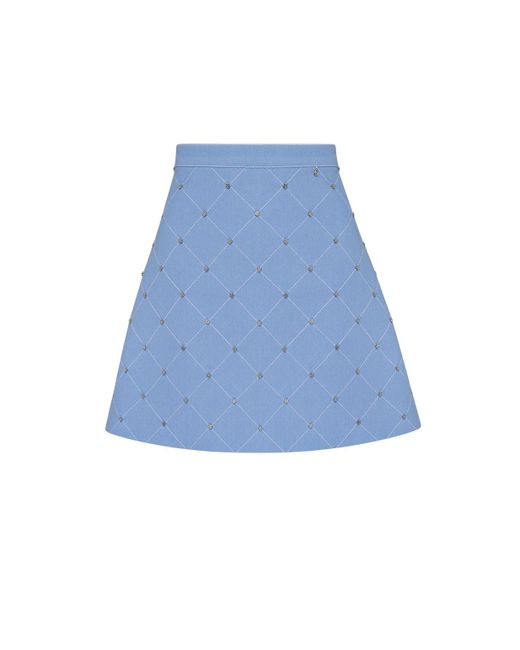 GURANDA Blue Mini Skirt