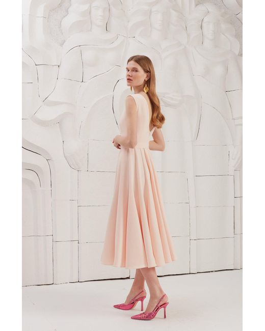 Undress Pink Ariose Pastel Midi Dress