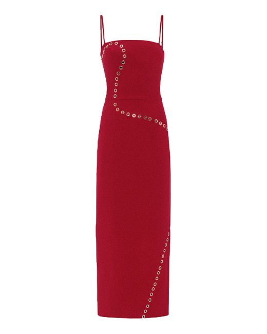 Filiarmi Red Granada Fuchsia Maxi Dress