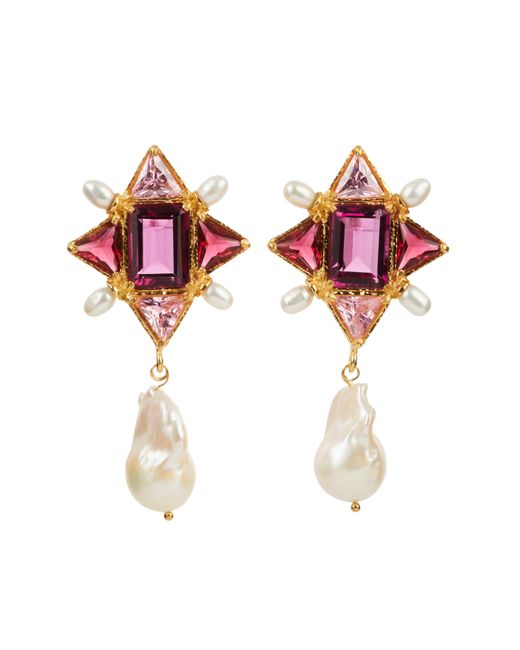 Christie Nicolaides Red Violetta Earrings