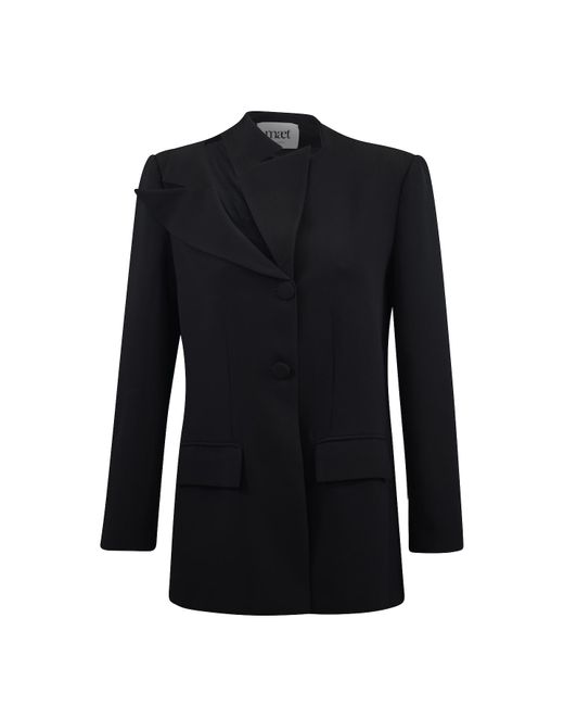 Maet Blue Zane Jacket With Cut Out Lapel