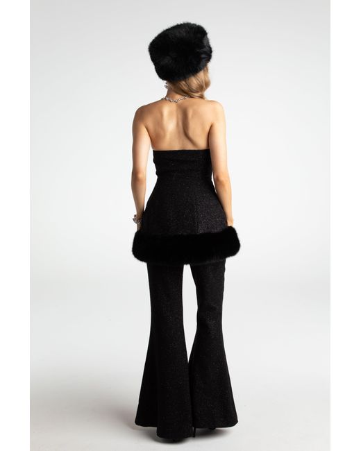 Nana Jacqueline Black Cara Silk Pants () (Final Sale)