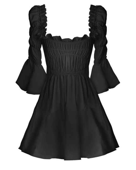 Georgia Hardinge Black Astra Mini Dress