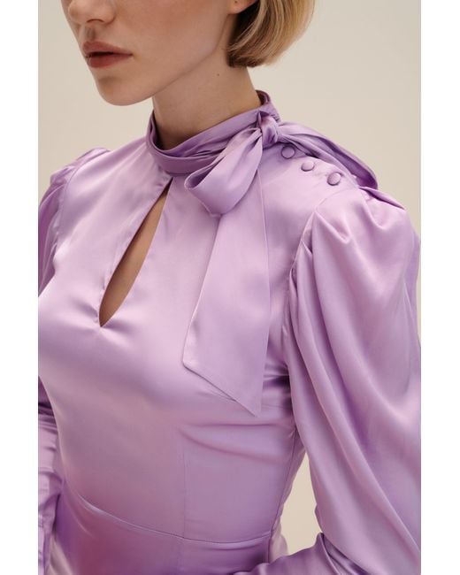 JAAF Pink Tie-Detailed Dress