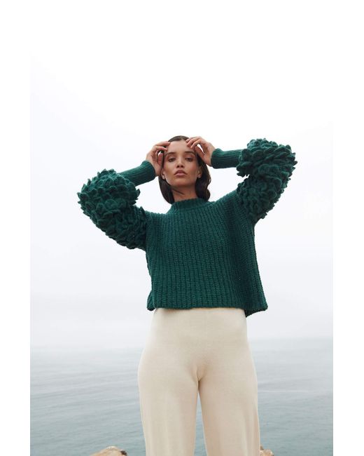 Ayni Green Inka Sweater