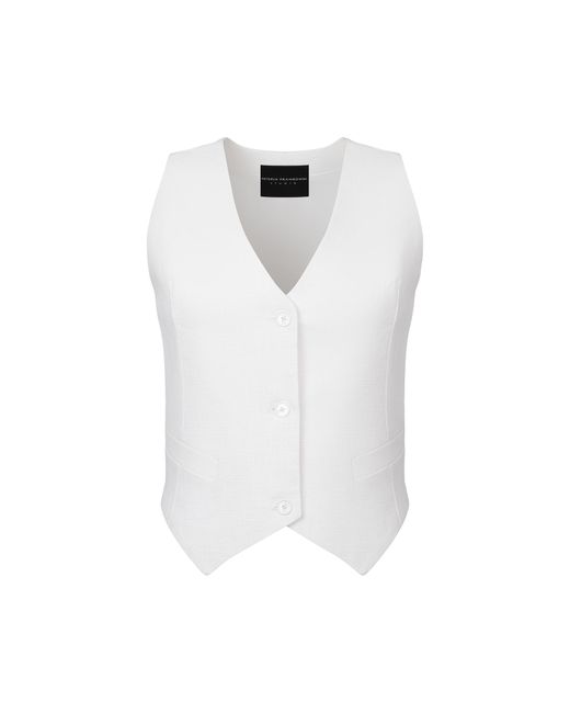 Wiktoria Frankowska White Shell Seeker Suit Vest
