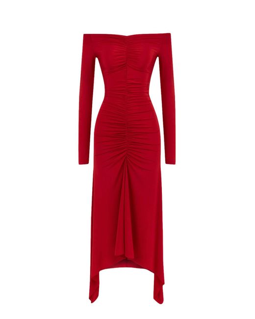 Lora Istanbul Red Amos Dress