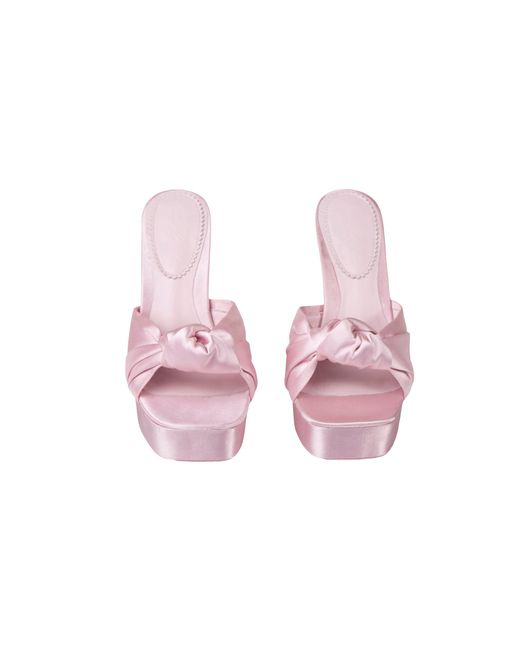 Nana Jacqueline Pink Mara Platform Sandals (Light)