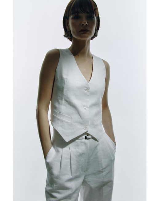 Wiktoria Frankowska White Shell Seeker Suit Vest