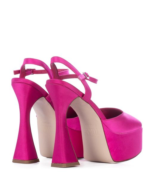 Toral Pink Lou Lou Platform Sandals