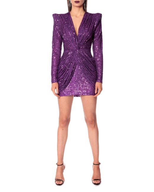 AGGI Purple Dress Jennifer Magic
