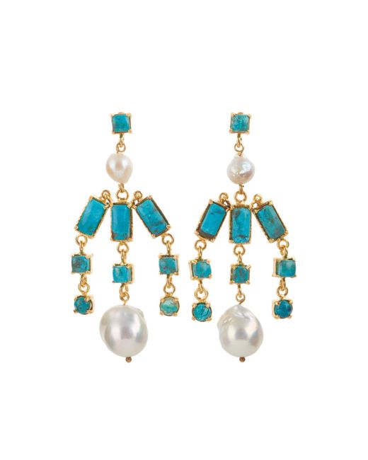 Christie Nicolaides Blue Sofia Earrings