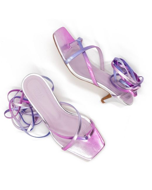 Toral Purple Mauve Sandals