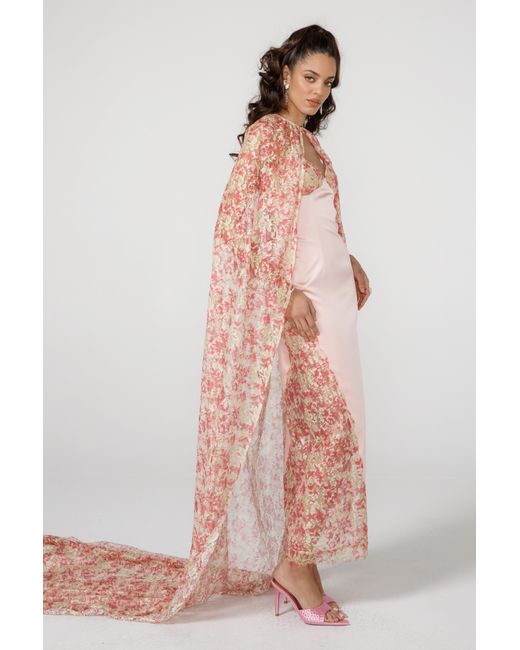 Nana Jacqueline Pink Eva Silk Dress () (Final Sale)