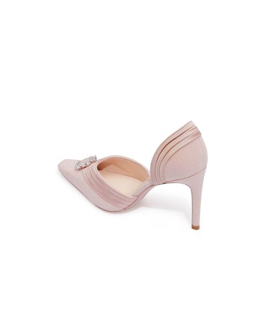 Nana Jacqueline Pink Diana Diamond Heels () (Final Sale)