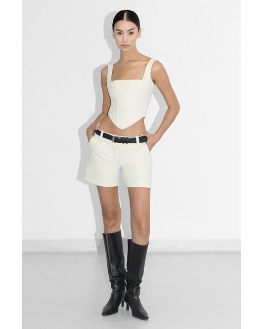 Vestiaire d'un Oiseau Libre Black Cashmere Corset