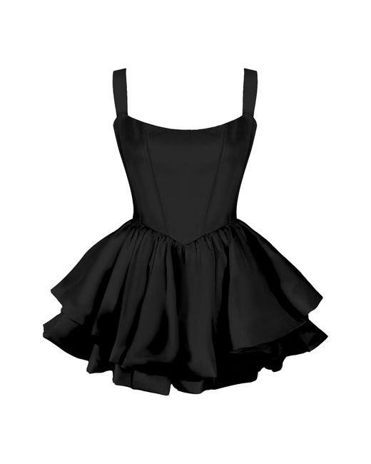 GIGII'S Black Este Dress