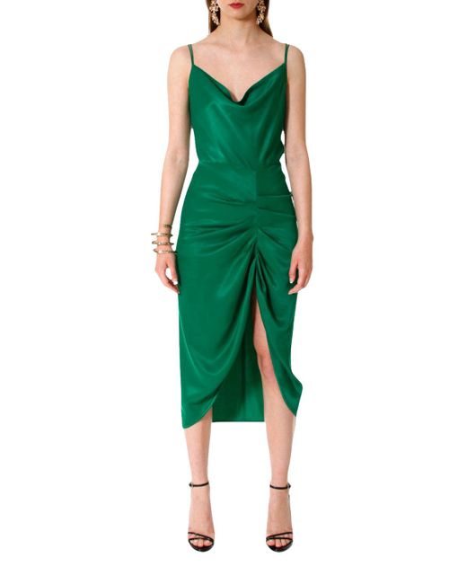 AGGI Green Dress Ava Emerald
