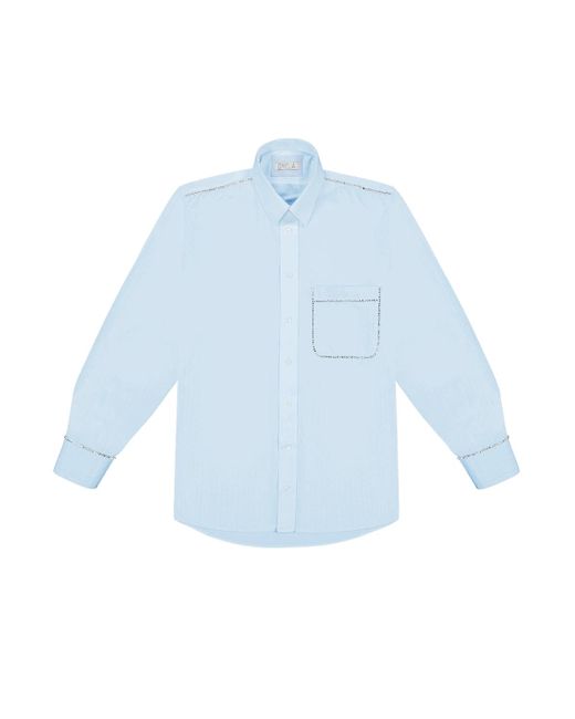 OMELIA Blue Redesigned Shirt 10 Bl