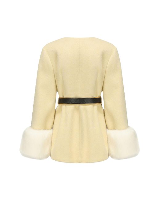 Nana Jacqueline Natural Hannah Fur Coat