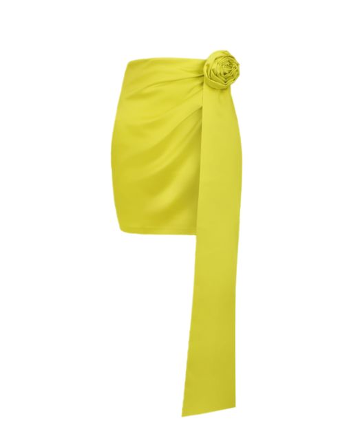 Lora Istanbul Yellow Maia Flower Skirt